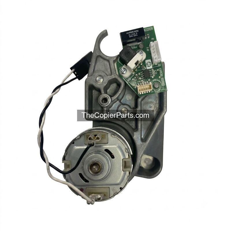 Media Advance Motor with Transmission Encoder Disc and Sensor for HP DesignJet T2600dr 36" PostScript MF Printer - CR357-67009